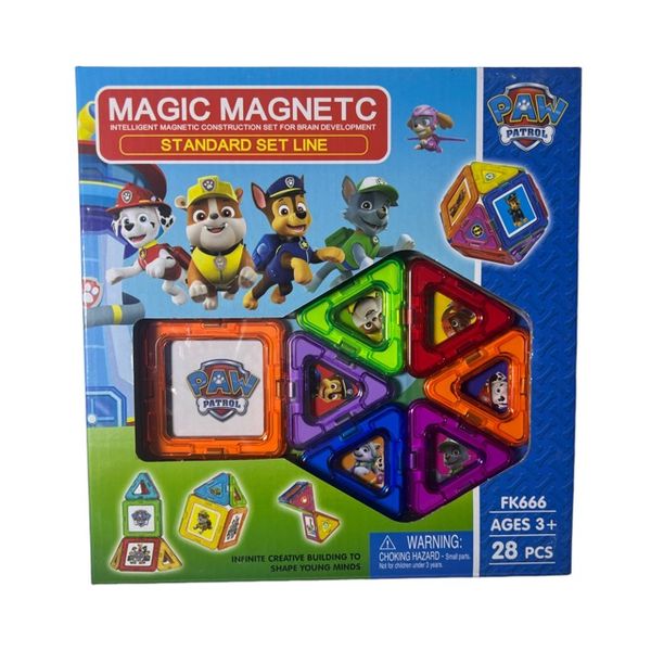 Paw Patrol Magnetic Construction Play Set