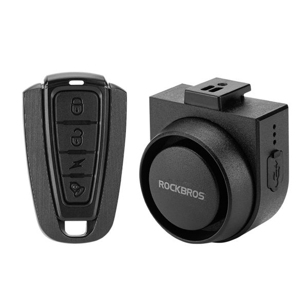ROCKBROS Bicycle Anti-Theft Alarm Remote Control Electric Bell