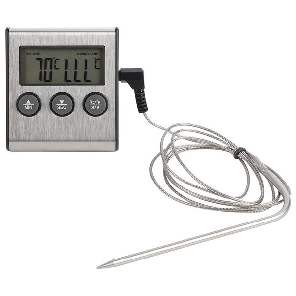 BBQ Thermometer Cooking Probe with Timer