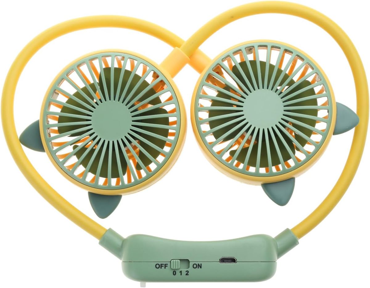 Hanging Neck Fan Cooling Fans 2 Speeds USB Rechargeable Shop Today