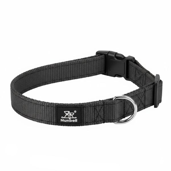 1.5Cm Nylon Pet Collar - Monochrome Collection - (Mixed Colors)