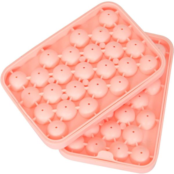 Apauls Ice Cube Tray, 2 Pack Flexible Silicone 25 Ice Balls