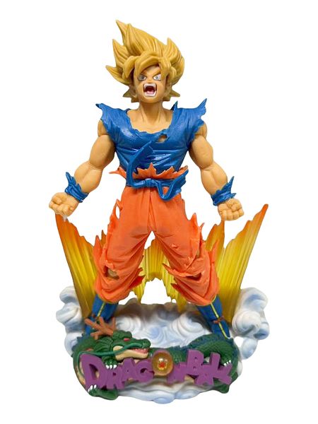 1/10 Super Saiyan 2 Son Goku on Shenron Figure