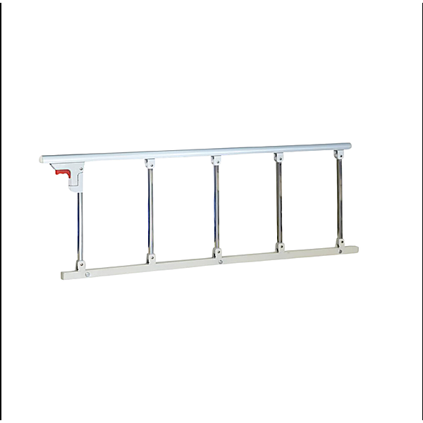 Hospital Bed Siderail - 120cm Stainless Steel Cotside Rail (Single Piece)