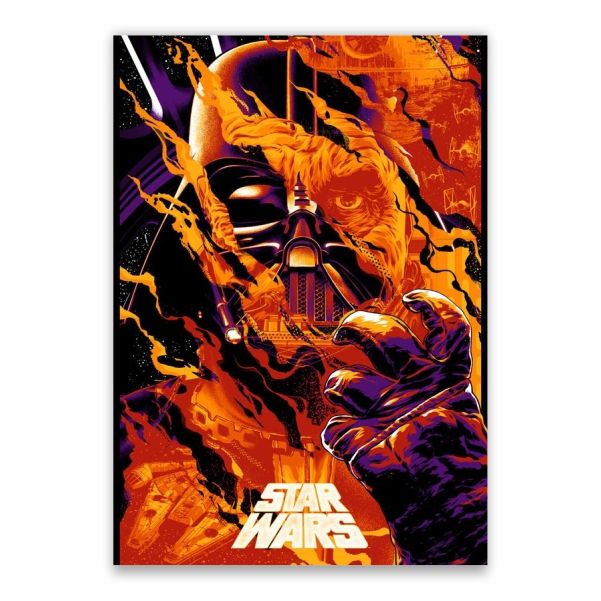 Darth Vader On Fire Poster - A1 | Shop Today. Get it Tomorrow ...