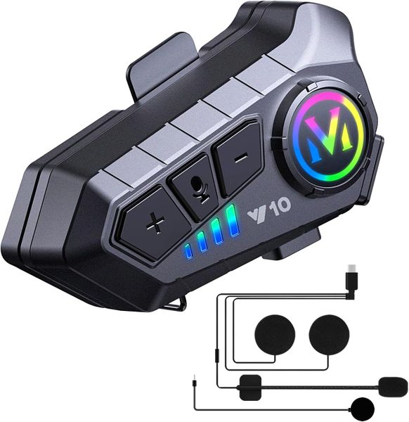 Motorcycle Helmet Speaker Compatible With All Helmets