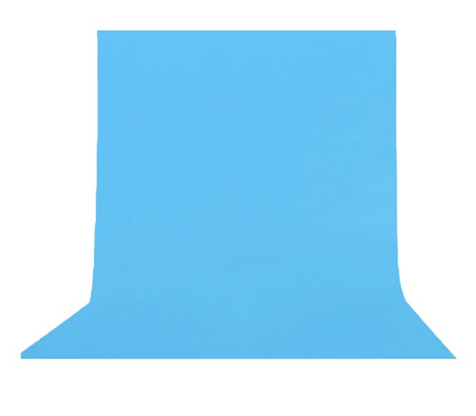 3x6m Non-woven Backdrop Cloth Blue color
