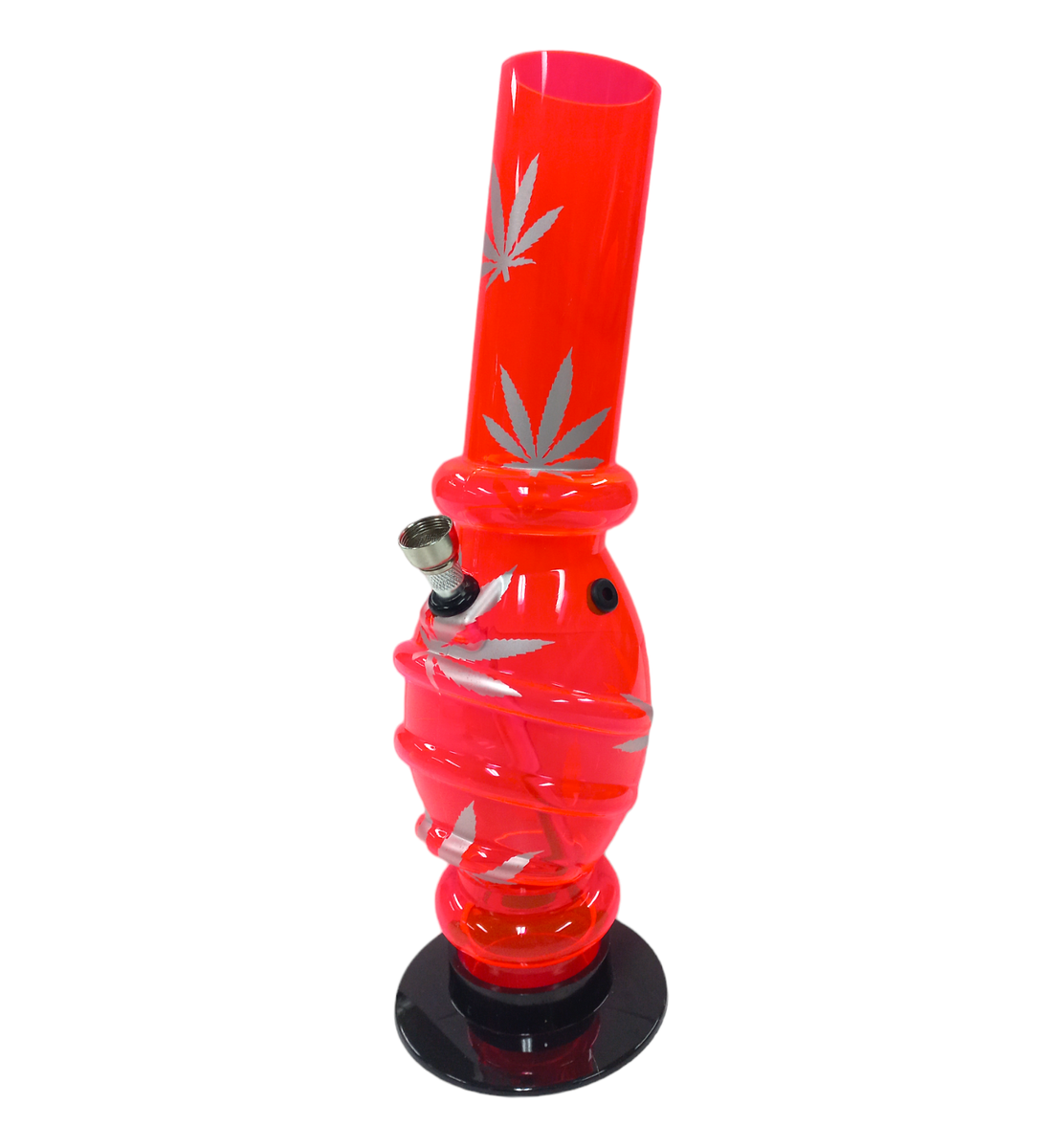 acrylic-water-bong-large-leaf-print-32cm-shop-today-get-it-tomorrow