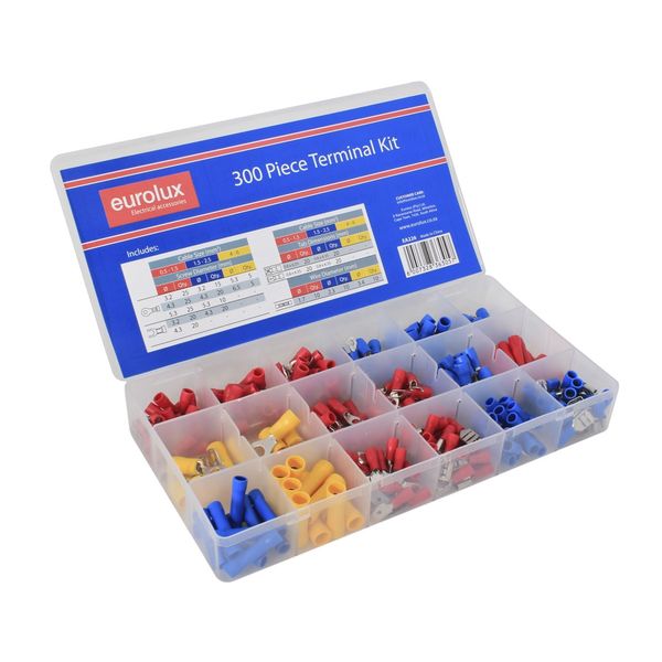 Eurolux 300 Piece Pre-Insulated Terminal Kit