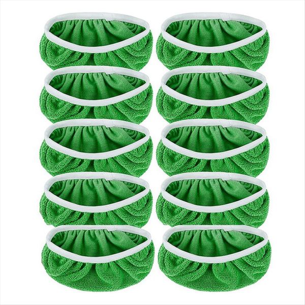 10 Pack Reusable Mop Pads for Swiffer Sweeper Broom Cover Microfiber Dry