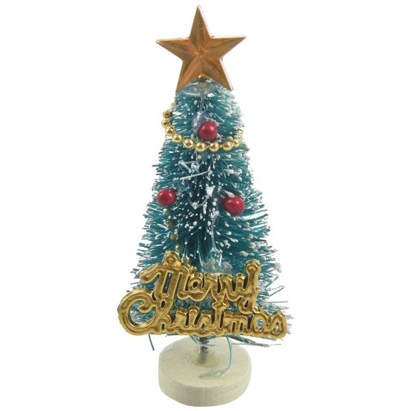 1: 12 Dollhouse Miniature Christmas Tree "Merry Christmas" Letters Board Wo