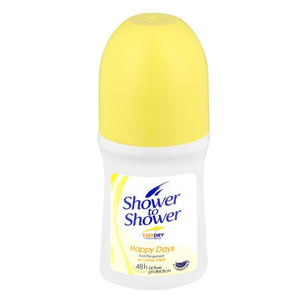 Shower to Shower Roll-on 50ml Happy Days
