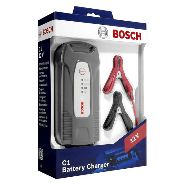 Bosch Automatic Car Battery Charger C1 - 12V