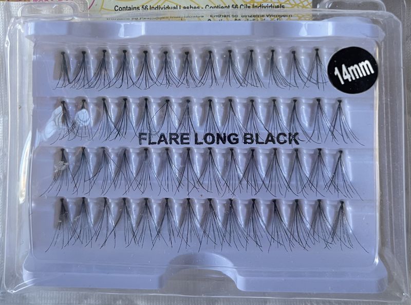 Cluster Individual Eyelashes 14mm Extension 56 Pieces