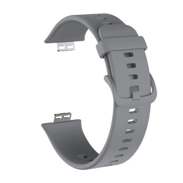 Silicone Strap Compatible with Huawei Fit Watch - Grey