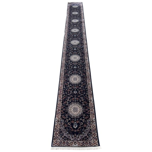 High Quality Beautiful Kashan Floral Runner Rug - 800 x 80 cm