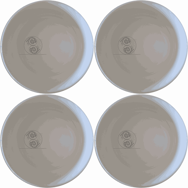 Yingyang Chinese Dragons Bowl Set of 4 - Range 3