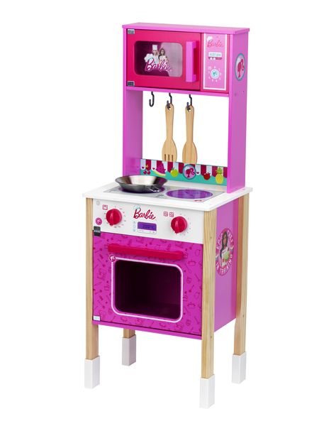 Klein Toys Barbie Epic Chef Wooden Toy Play Kitchen (95cm Tall)
