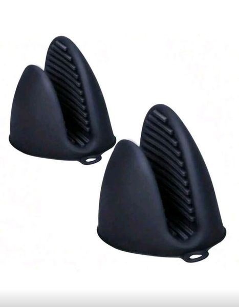 Non-Slip Silicone Pot Holder/Oven Mitts Set