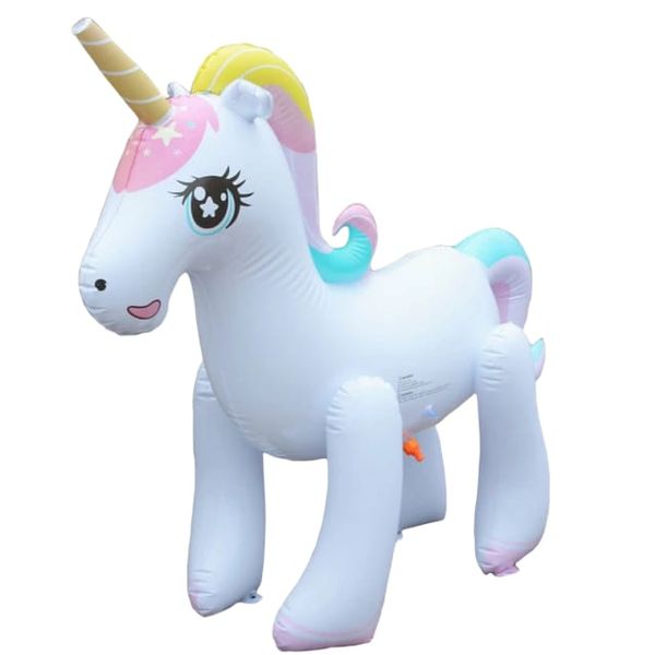 Inflatable Unicorn Sprinkler Horse