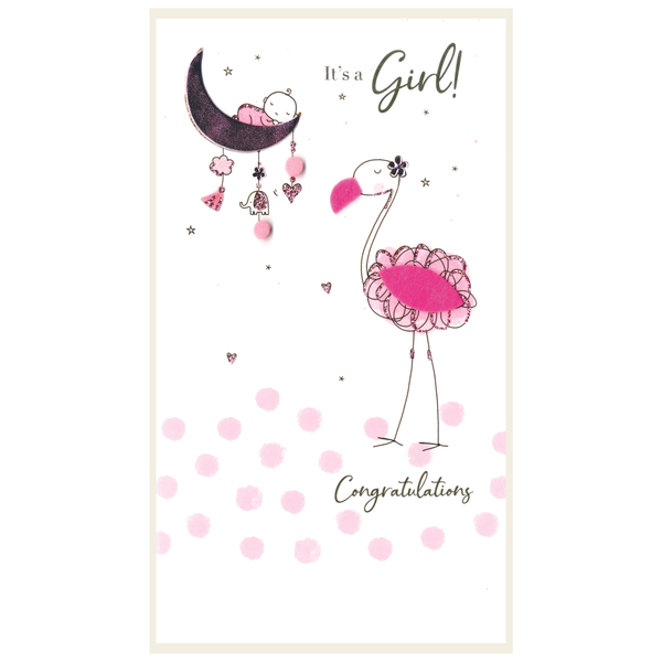 Greeting Card - Birth Girl