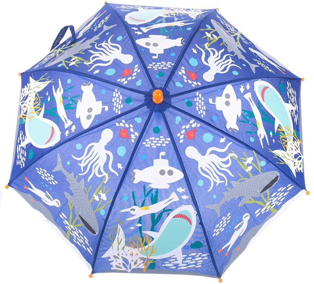 Floss & Rock Colour Changing Umbrella Deep Sea