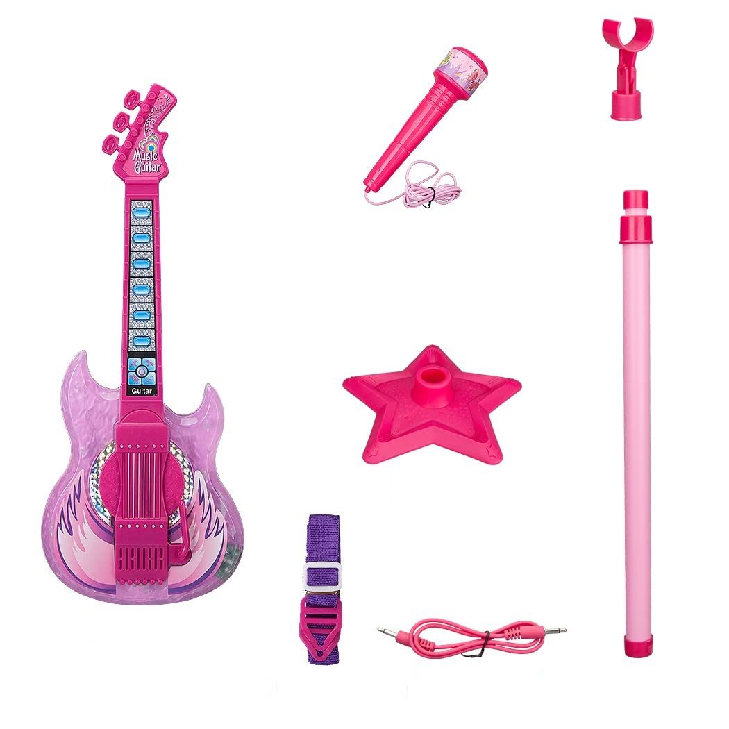 Musical Guitar And Microphone Play Set