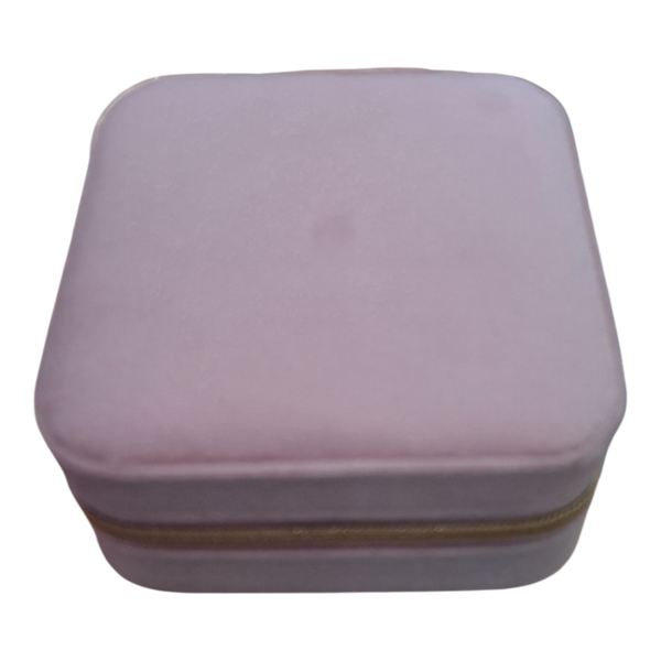 Gift Emporium Velvet Jewellery Box Soft Pink