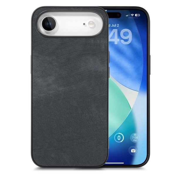 Leather Solid Color Phone Case Compatible with iPhone 17 Air