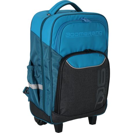 Boomerang Large Xbag Polyester TPU Division Trolley Backpack S-530-01 Cyan Image