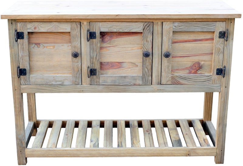Ronelle up Bathroom Cupboard For Basin With 3 Doors, Made From Wood