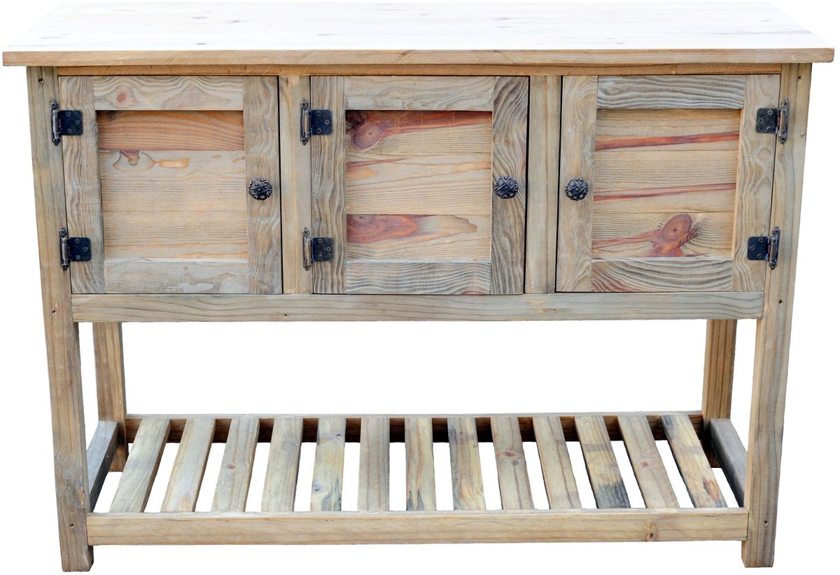 Ronelle up Bathroom Cupboard For Basin With 3 Doors, Made From Wood