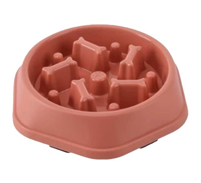 Pet Slow Feeder Bowl Anti Choking Dog Cat Eating Dish