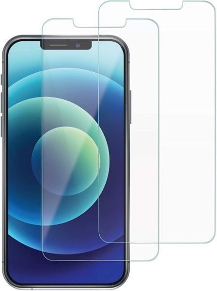 6.7" Tempered Glass Screen Protector, Clear, 2 Pack for iPhone 12 Pro Max