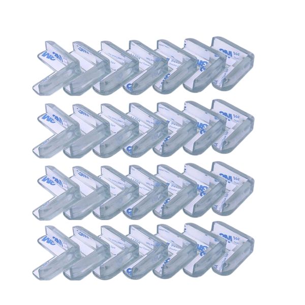 28pcs Silicone Corner Protectors - Right Angle &amp; Drop Type, Baby Safe
