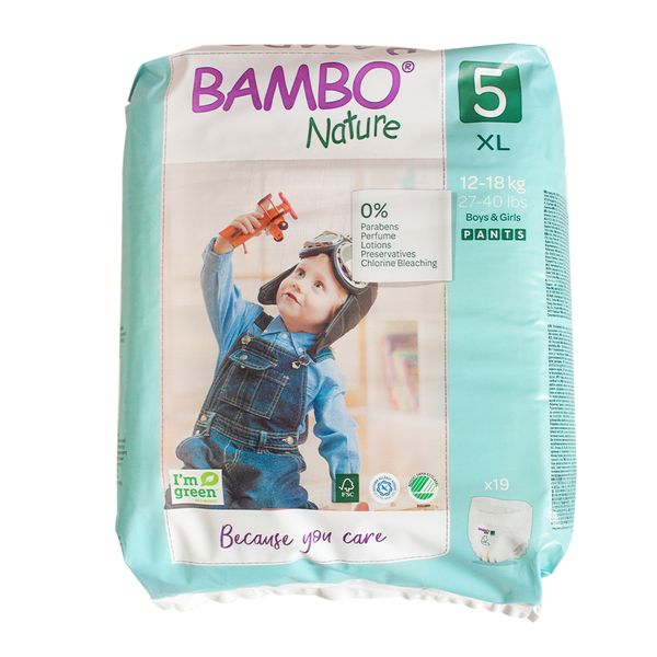 Bambo Nature Eco Training (Pull-Up) Pants 12-18 kg's Size 5