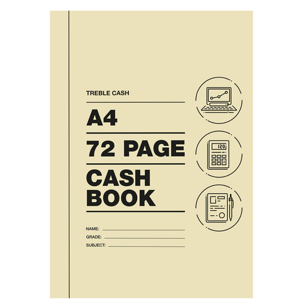 72 pages A4 Accounting Books Cash ( Pack 10 )