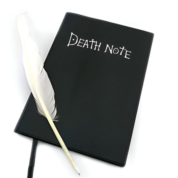 Death Note Replica Notebook with Feather Pen