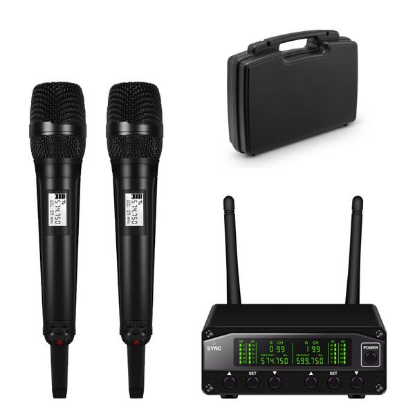 Wireless Microphone For PC Livestreaming 5V USB Power Metal Handheld Mics