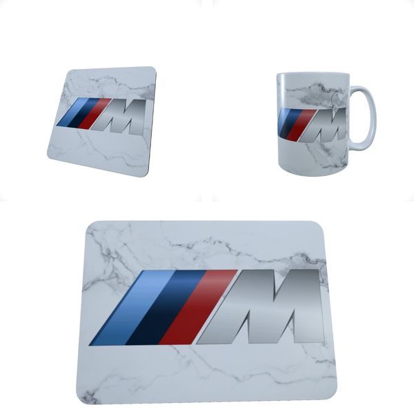 BMW M Motorsport V3 - Coffee Mug, Coaster, and Mouse Pad