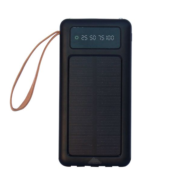 10000Mah Solar Power Bank-Black