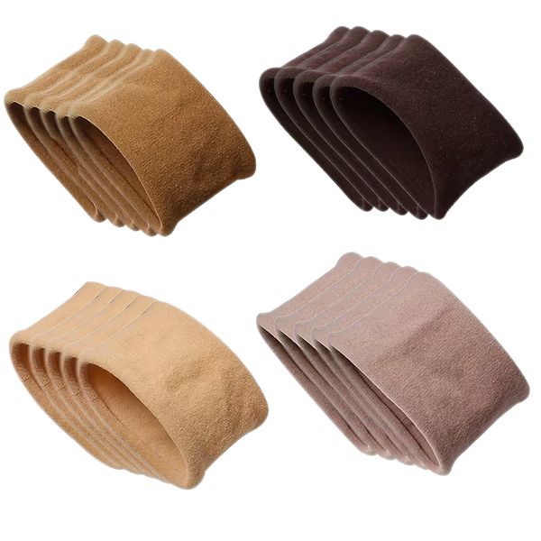 20-Piece Seamless Hair Tie Set - Soft Stretch No-Crease Bands