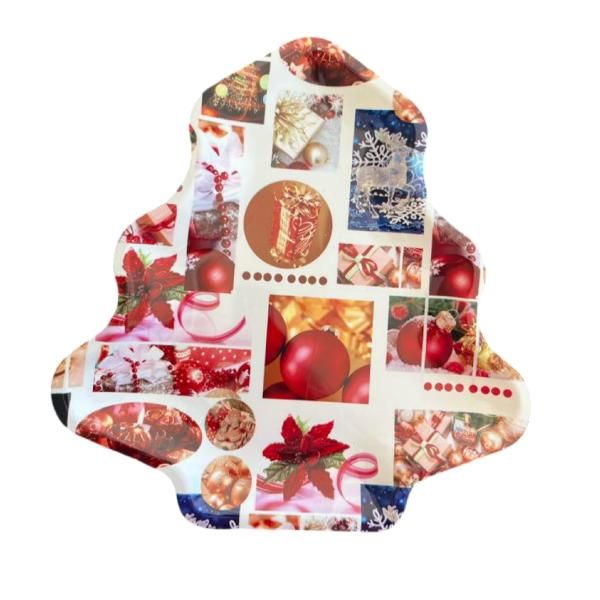 Christmas Tree Shaped plate tray