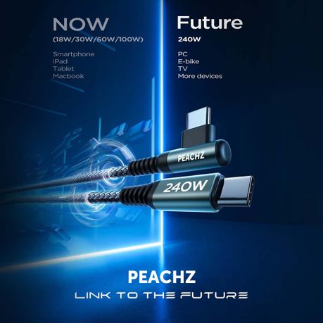 Peachz -Bluetooth FM Transmitter for Car+ 240W USB C to USB C cable Radio, Shop  Today. Get it Tomorrow!