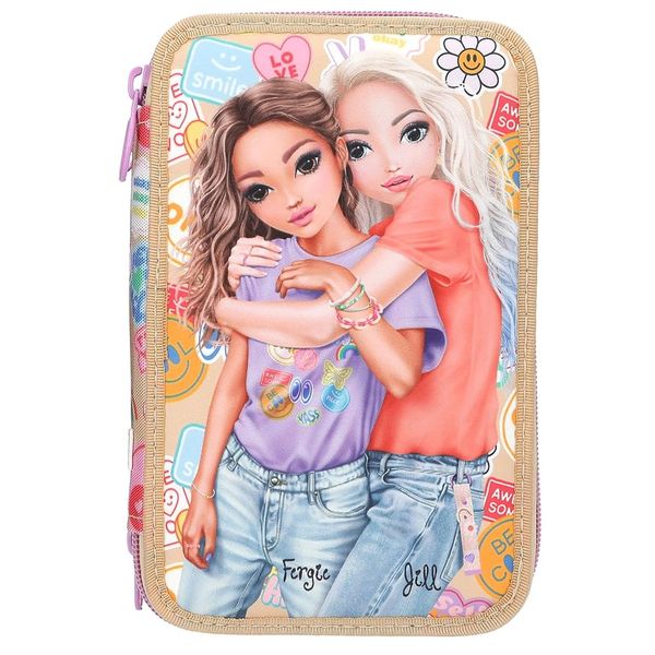 Top Model Triple Filled Pencil Case - Girl Power