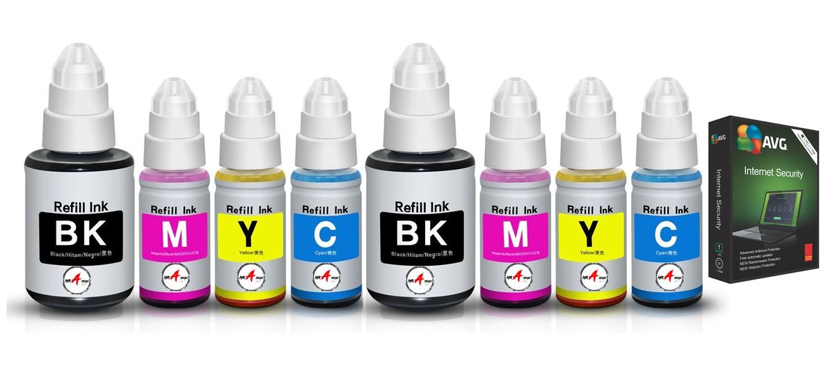 canon ink refill GI490/490/G490/490GI Refill Ink Bottle X 2