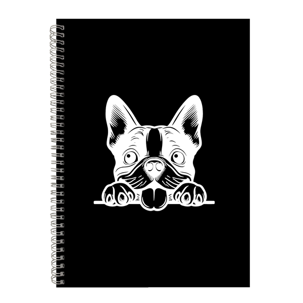 Boston Terrier Dogs Gift Idea Writing Book Notepad Notebook A4 503