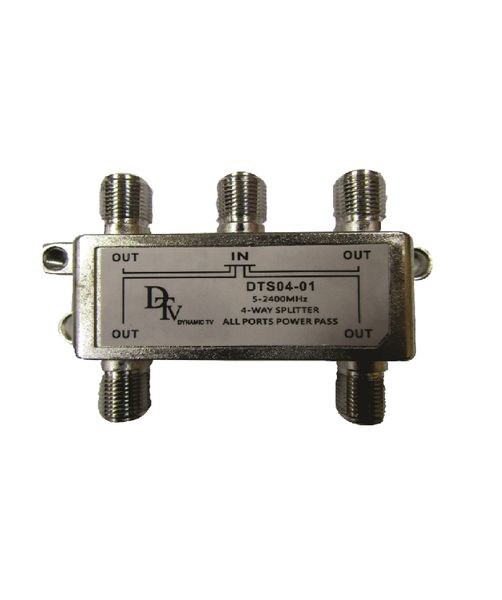 Dynamic TV 4 - Way Splitter DTS04 - 01