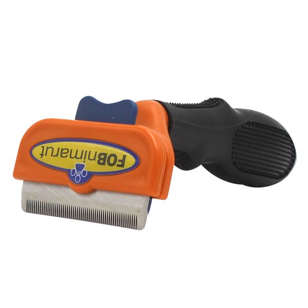 Pet Dematting Comb Dematting Deshedding Tool - Orange
