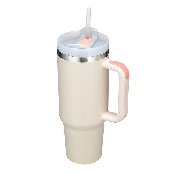 1.2LStainless Steel Insulated Vacuum Cup with Lid and Straw
